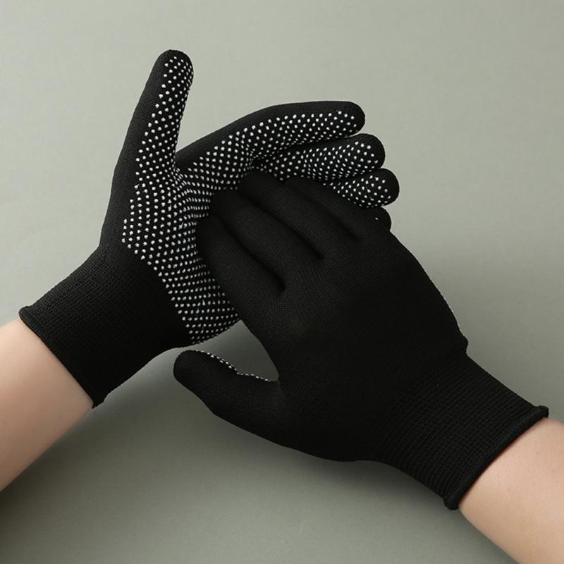 12pair Professional Work Gloves Elastics Lining Men Women Breathable Mittens for Men and Women