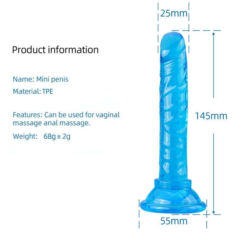 Translucent Soft Dildos Realistic Jelly Dildos 5 Color Option Small Dildo Simulation Penis Mini Dildo Toy Sex Toys for