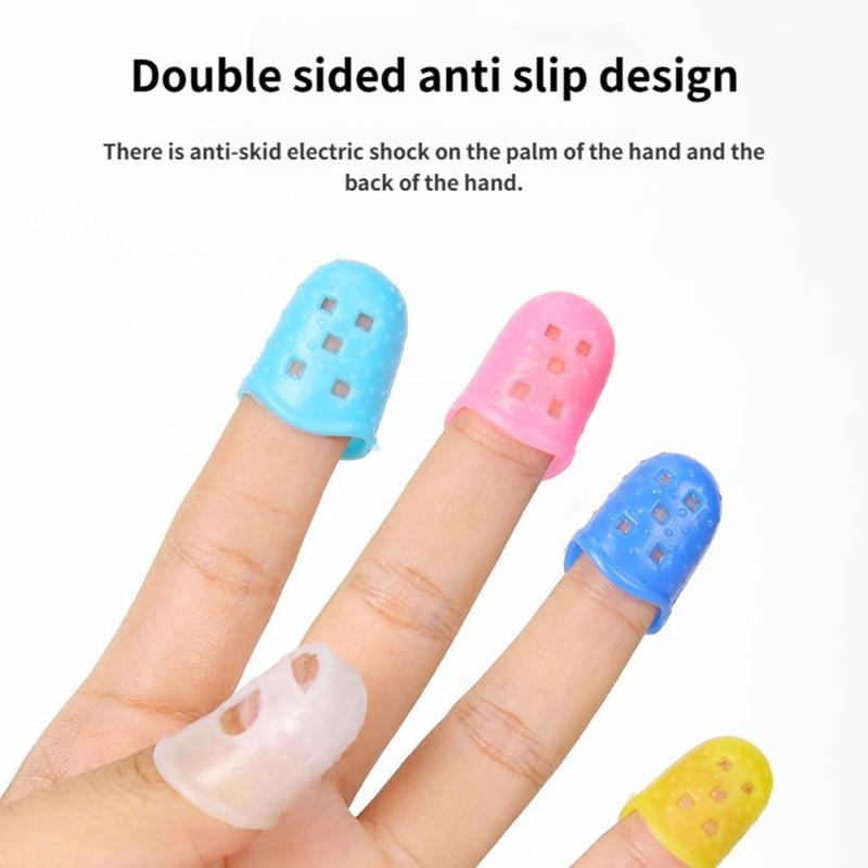 Silicone Finger Guards For Guitar Ukulele Beginners Comfortable Multiple Sizes Protective Training Aid For Painless Practice