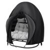 Husă Scaun Ou Suspendat de Patio Impermeabilă Pânză Oxford 210D Dublu Loc CocoonSwing Huse Scaun Ou Protector de Praf pentru Grădină