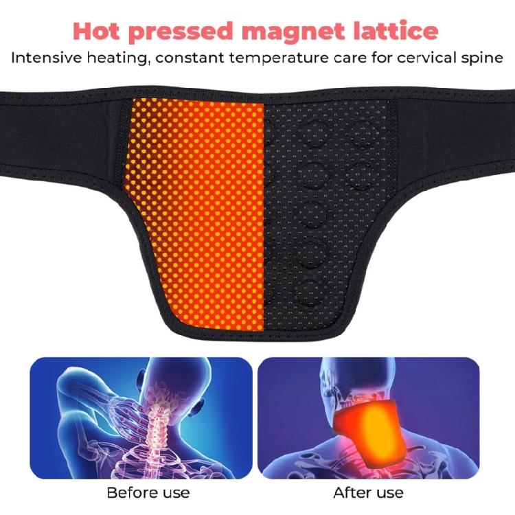 Magnetic Selfs Heating Neck Pad,Physicals Therapy Neck Strap Neck Support Brace Protector Neck Strap for Pains Relief
