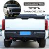 Car Rear Bumper Protector Guard Cover Compatible with Toyota Tundra -2025 Pickup Rear Side Bumper Corner Guard Edge Protection Anti-Collision Corners