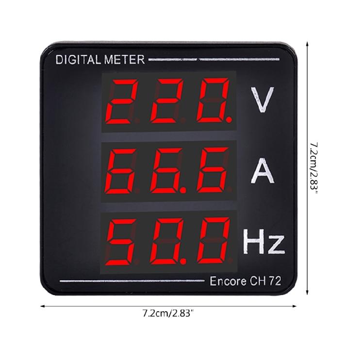 High Performances Digital Voltmeter Ammeter Panel AC50-500V 1-120A LED Display