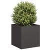 Pot, Black, 40X40X40 Cm, Cold Rolled Steel