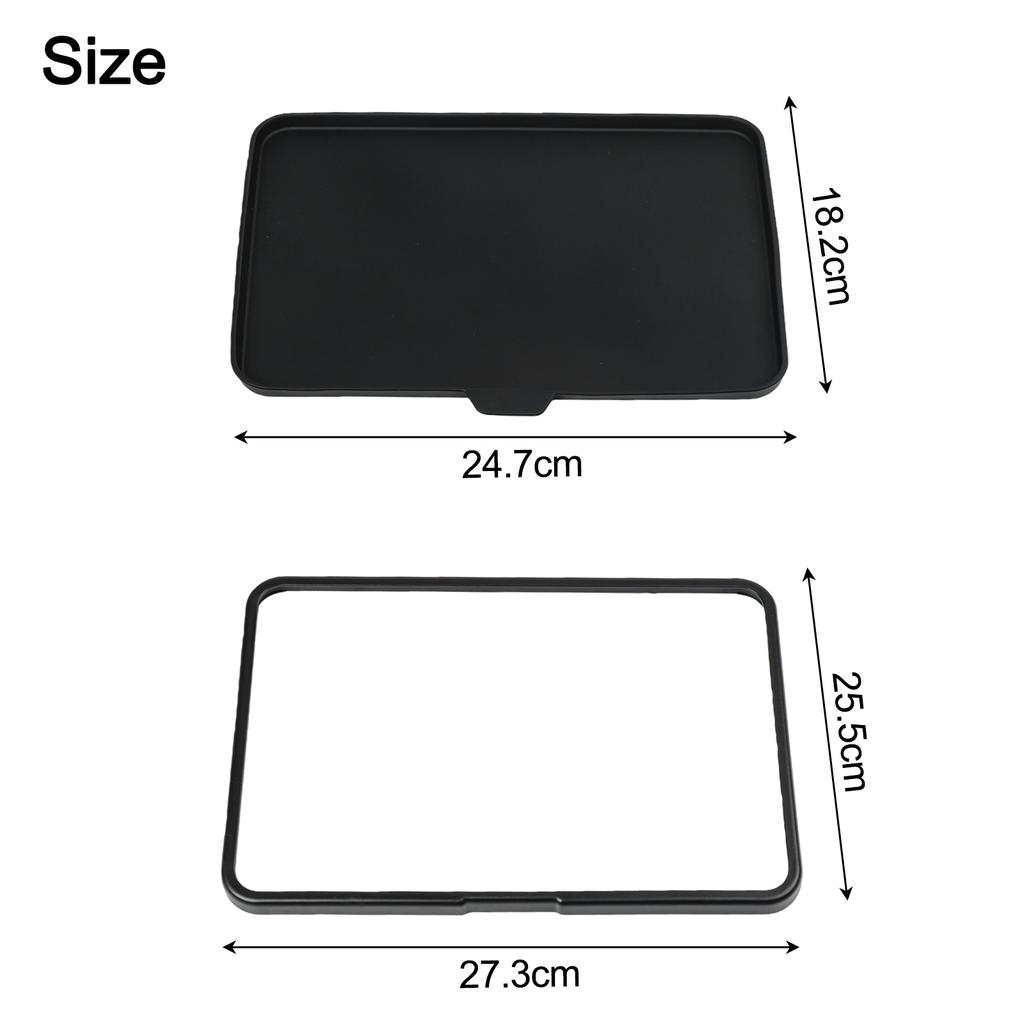 Protective Screen Set for Thermomix For TM7 Composed of Silicone Cover and Frame To Support Scratch Resistance