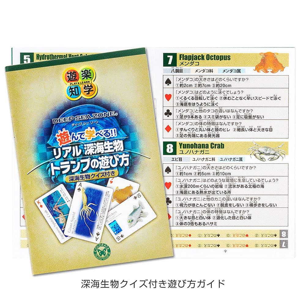 Carolata Realistické Hrací karty Hlubokomořští tvorové Mořská zvířata Hlubokomořské ryby Hračky Vzdělávací hračky Hrací karty Hry Obrázková kniha Dárky