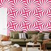 Hippie pink background wallpaper, white and powder pink 50x1000