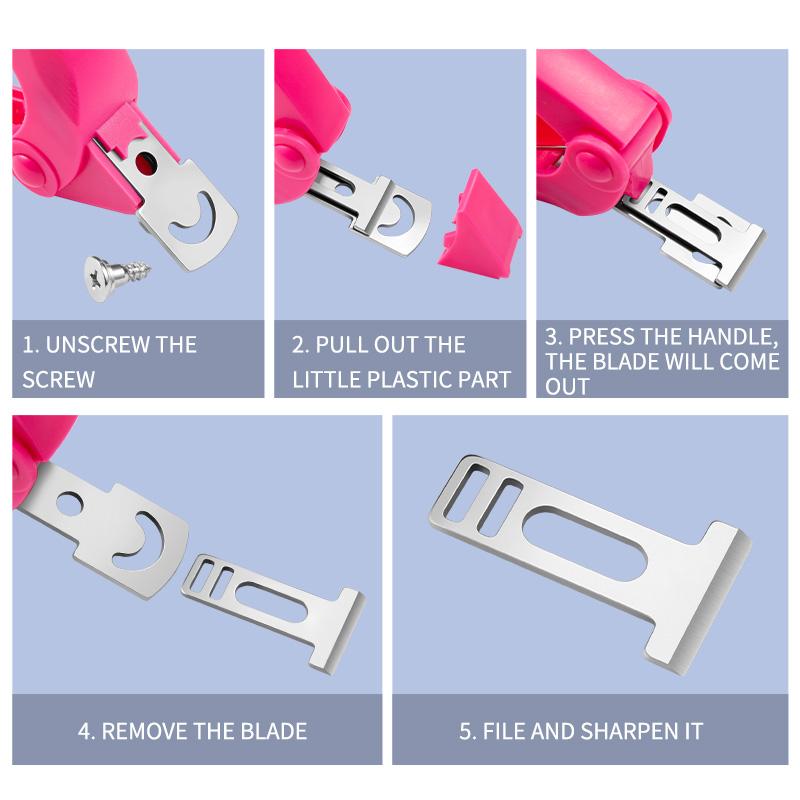 U Shaped Nail Clipper Acrylic Fake Nail Scissors Nail Tip Edge Cutter Trimmer Manicure with Sizer Precise Cutting Nail Tools