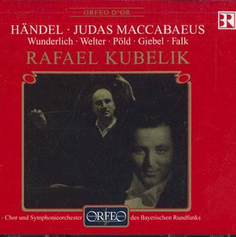 

CD RAFAEL KUBELIK - Handel: Judas Maccabaeus C4759921 ORFEO Germany Classical Used