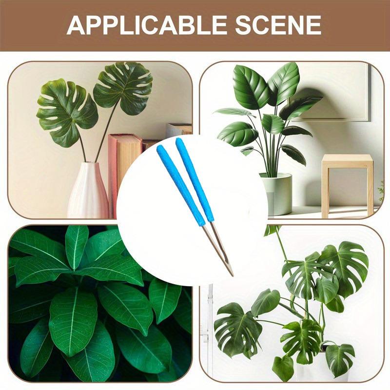 1 piece handheld soft-bristled leaf cleaning brush with handle - for home, garden, and outdoor use