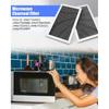 Urngowuy 2Pcs Microwave Charcoal Filter Fit for GE JVM6175EK5ES JVM6175SK5SS JVM6172SK5SS JVM6175YK5FS