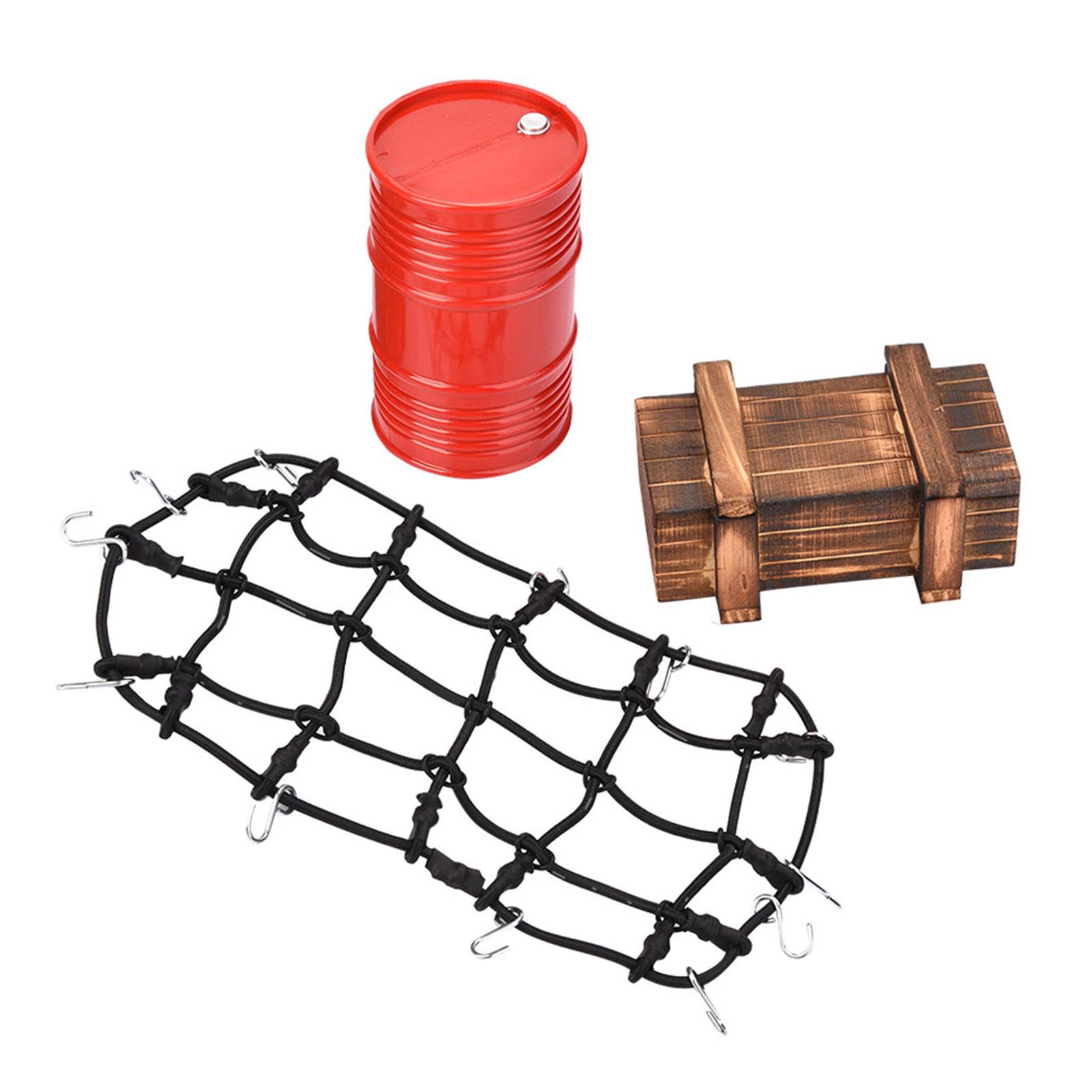 

Багажная сетка, деревянный ящик, декоративный масляный баллончик, набор для гусеничного автомобиля с радиоуправлением масштаба 110