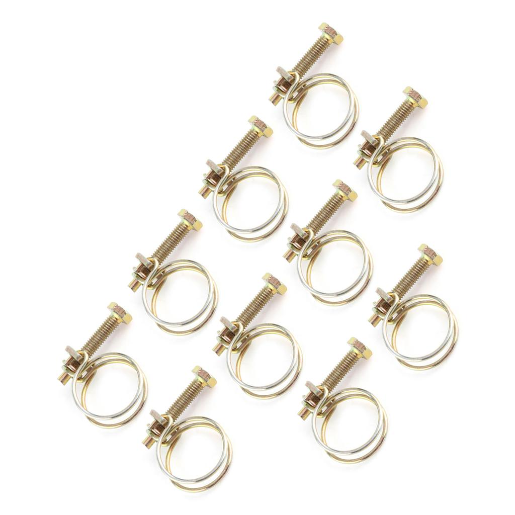 Stainless Steel Water Hose Clamp Pipe Clip Hoop Plumbing (1300CMm-16mm)