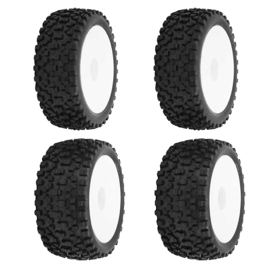 4pcs RC Front Rear Tires and Wheels with 12mm Hex for 1Celsius10 RC Off Road Car Upgrade Parts