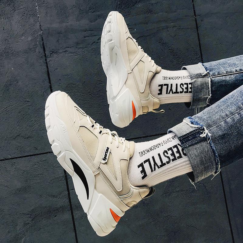 2024 New Hot Men's Shoes Trendy Shoes Increased Mesh Lace-up Lightweight  Comfortable Breathable Fashion Casual Sports Shoes21