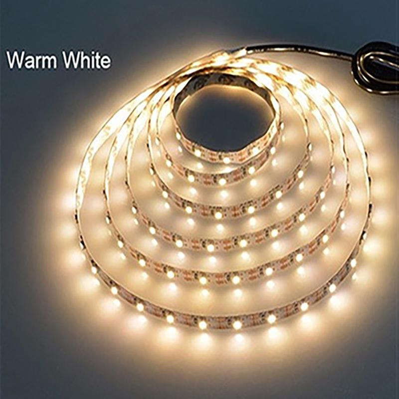 

Светодиодные ленты DC 5 В USB 2835 Белый теплый белый светодиодные ленты для подсветки телевизора домашнего декора комнаты освещение 1 м-5 м лента для ламп 0.5m теплый белый