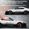 1:22 Scale Supra Z4 Car Model Toy Doors Opened Sound Light Pull Back Miniature Supercar Models Toys Home Decor Decoration