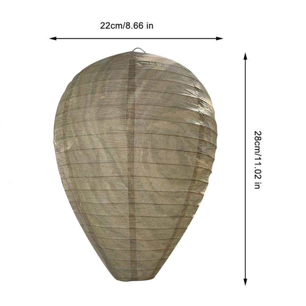 1-5PCS Wasp Nest Decoy Hornets Deterrents Non-Toxic Fake Nest Bee Decoy Beehive Lanterns Hanging Patio Garden Repellent Trap
