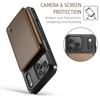 Luxury Magnetic Flip Card Solt Leather Case For iPhone 17 Pro Max 16 Plus 15 Plus 14 13 12 11 Slim Stand Shockproof Bag Cover