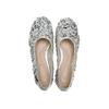 Zara Shiny Sequin Embellished Slip-On Casual Shoes Women Shoes Silver 13513410