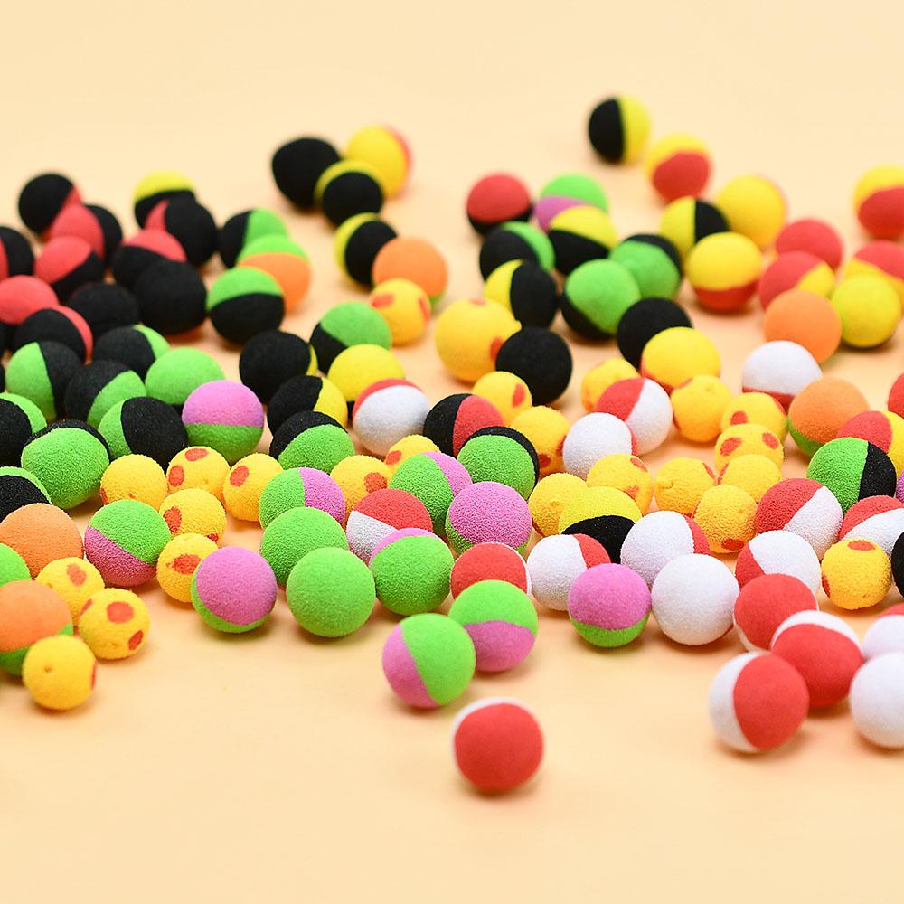 20Pcs/Box Carp Fishing Lures Pop up Boilies Baits Foam Ball Ronnie Rig Method Fishing Lures Hair Rig for Carp Fishing