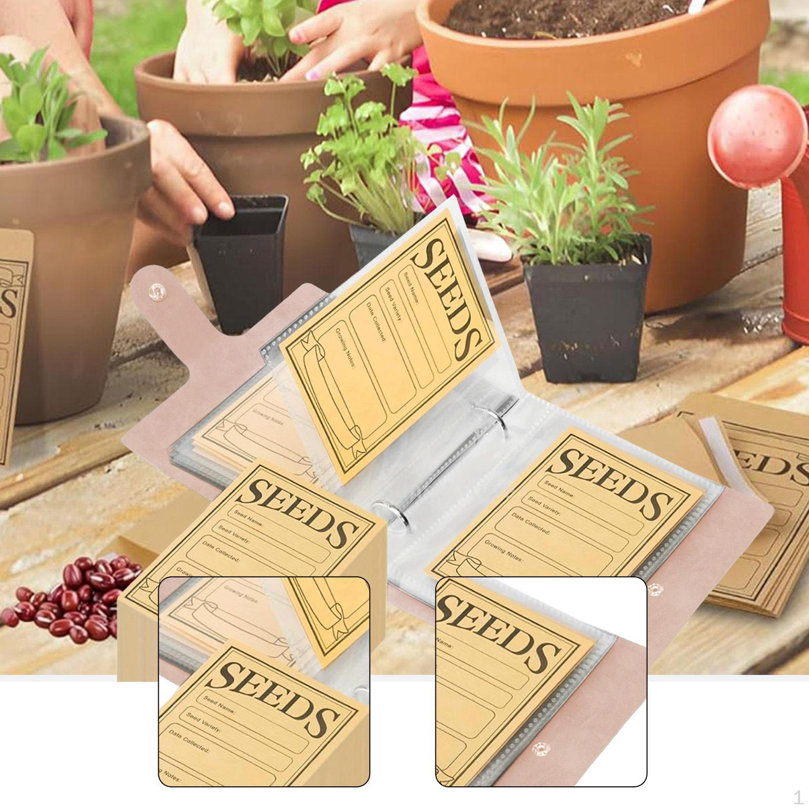 

Папка-органайзер с 50 прозрачными карманами и 50 конвертами для дома, кофейных зерен, кафе, цветов