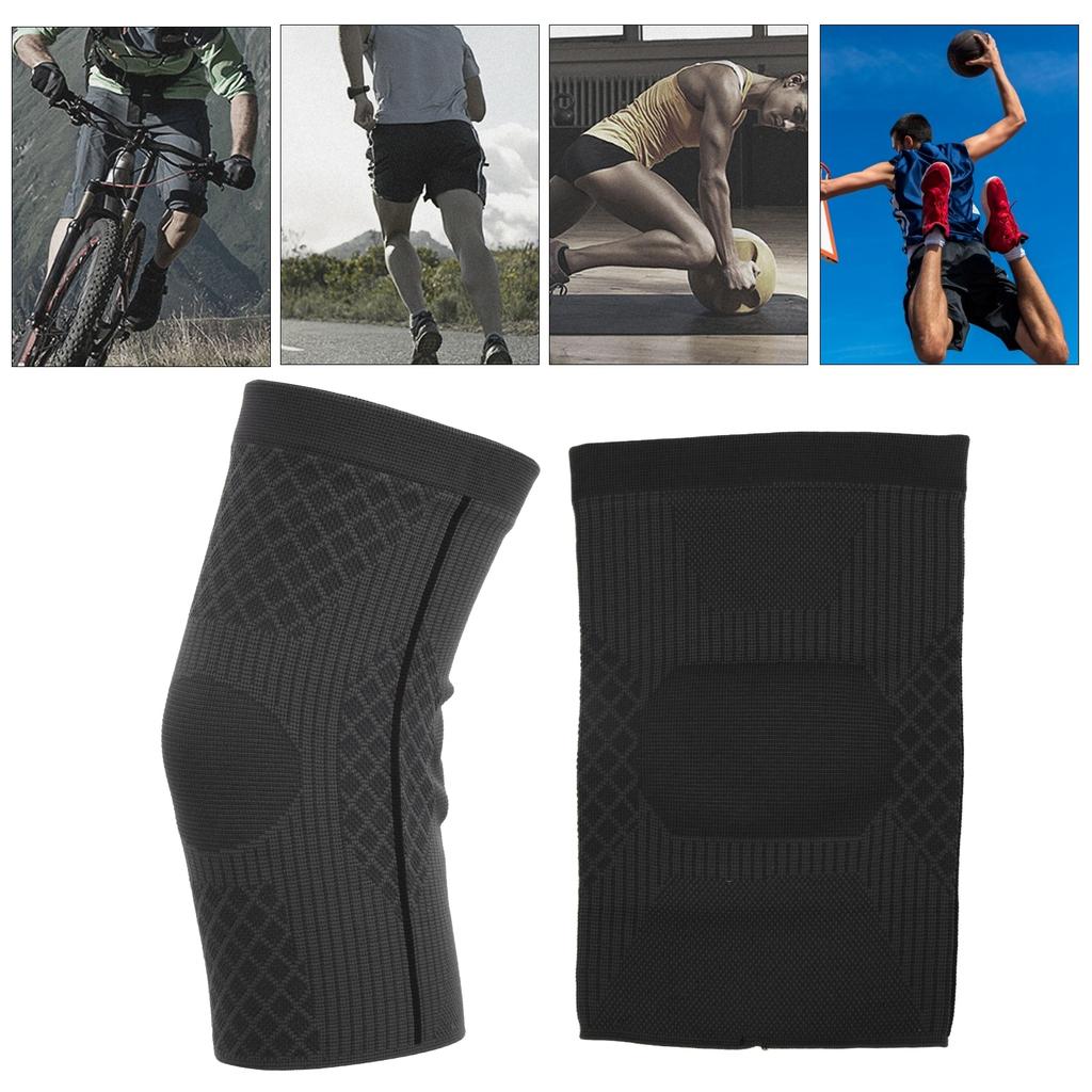 Knitted Knee or Elastic Fabric Weaving Nylon Knee Pad for Basketball Volleyball