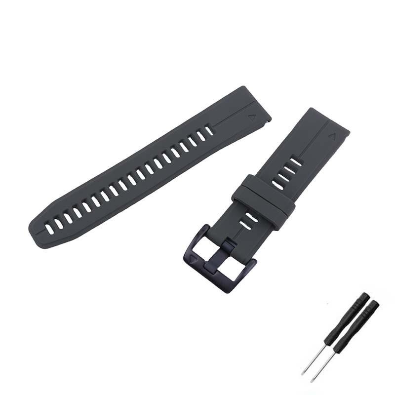 Silicone Quick Release Sport Strap for Garmin Fenix Series