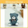 Charming Plush Teddy Bear Pendant Keychain Cute Stuffed Animal For Collectors