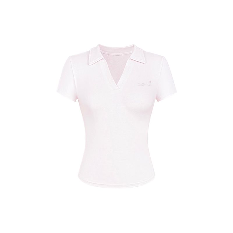 

Костюм в стиле athleisure, розовый, с лацканами, футболка с коротким рукавом, женский, летний, юбка-футляр с высокой талией, комплект из двух предметов Top XL