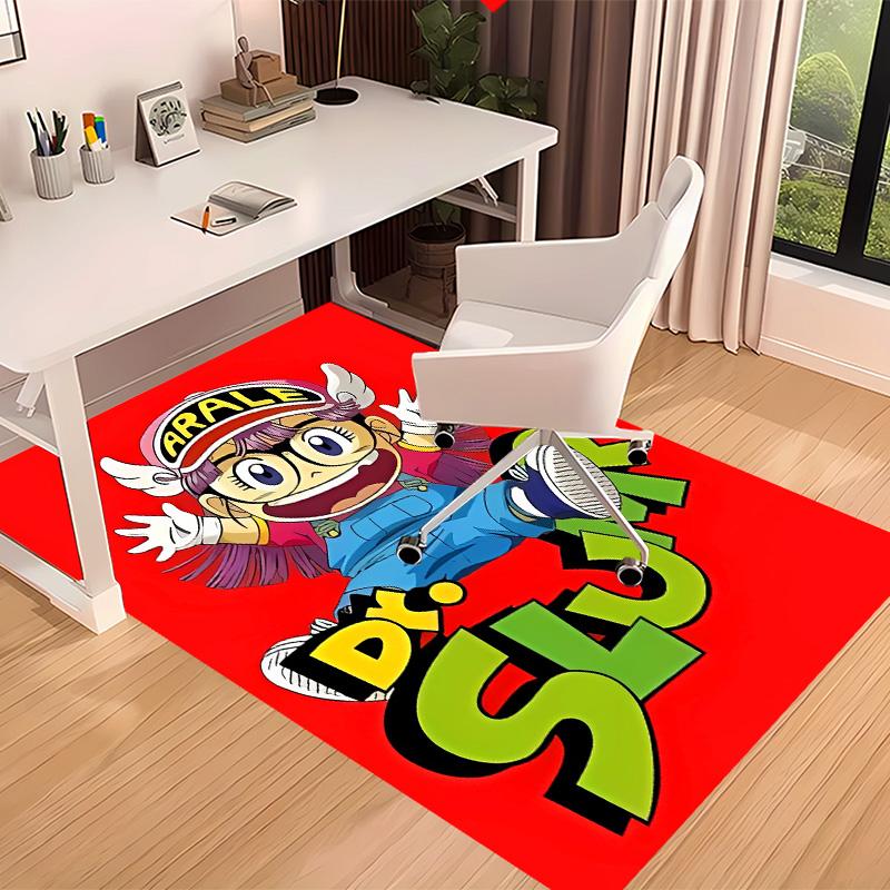 Arale Norimaki Printed Absorbent Washable Carpet, Non-Slip Bathroom Mats, Kitchen Rugs, Yoga Mat,Living Room Entrance, Camping Picnic Rugs