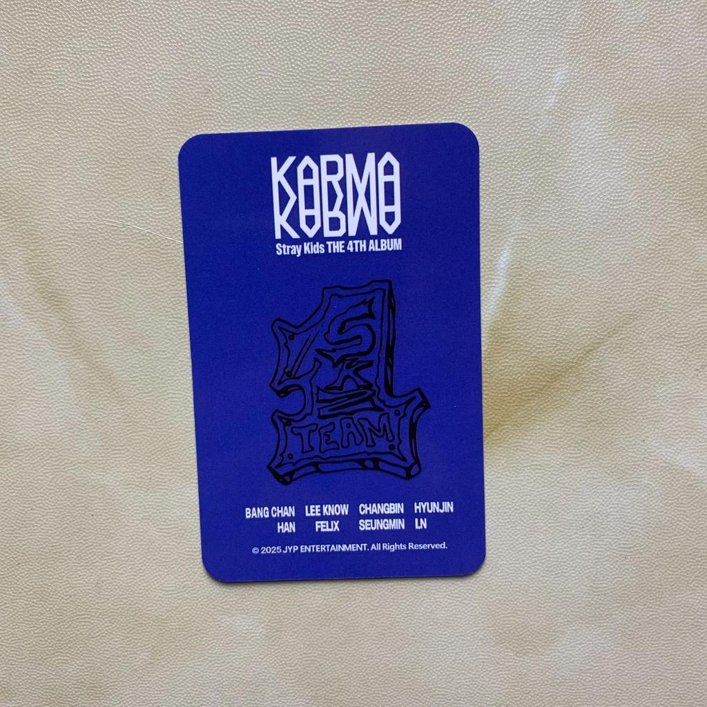[USED] Anonymous Shipping Stray Kids Han Pop-Up Uniform Pop-Up Karma Trading Card