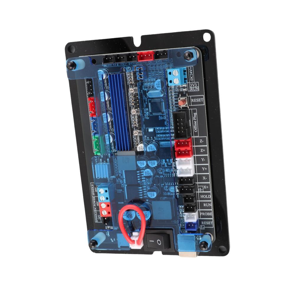 3 Axes GRBL Controller Board 32 Bit Stepper Motor Driver Board for Woodworking Engraving Machine CNC Router DC12 48V