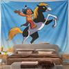 Native American Boy Horse Tapestry Wall Hanging Western Adventure Decor for Bedroom Living Room Kids Room Unique Gift