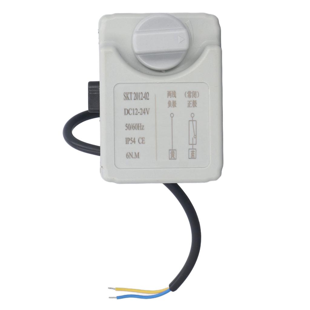 Motorisiertes Kugelhahn Manuell Automatisch 2-Draht 2-Wege Normalerweise Geschlossen DN15 Elektrisches Kugelhahn DC12‑24V