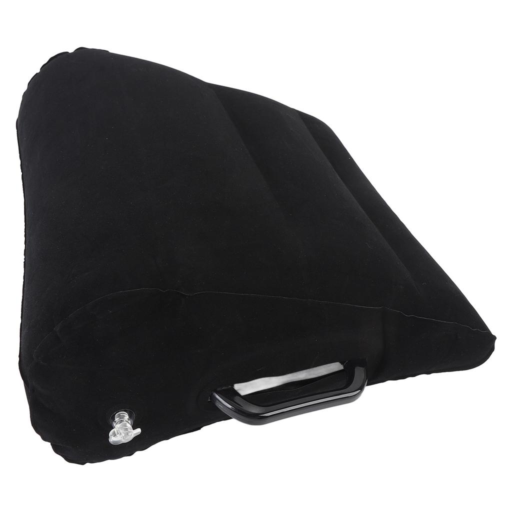 Inflatable Triangle Bed Wedge Pillow Portable Travel Wedge Pillow Inflatable Cushion for Sleeping Traveling Reading