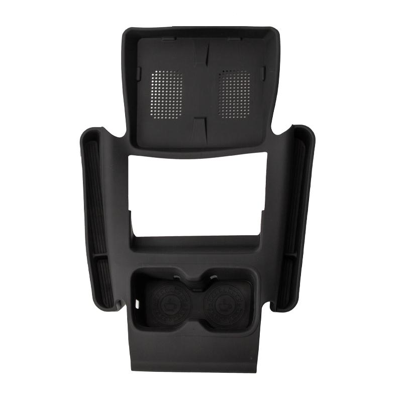 

Для BYD Shark 6 Многофункциональный защитный чехол Хранение на центральной консоли Площадка для беспроводной зарядки Силиконовый подстаканник Аксессуары чёрный