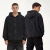 Men's Washed Vintage Cardigan Hoodie - Autumn/Winter Trendy Ins Retro Style