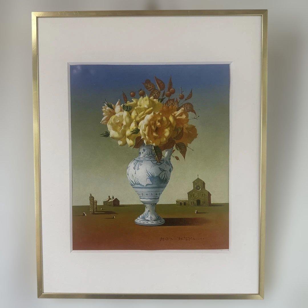 

[USED] Service item: Matsuki Michito painting, Spring Sunshine, fine art, still life, framed, art, interior design