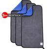 motorcyclMicrofiber Cleaning Towel Car Wash Thicken Soft Drying Cloth Car Body Washing Towels Double Layer Clean Rags 30/40/60cm