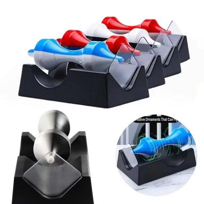Perpetual Motion Machine Magnetic Suspension Rotating Roller No Battery Desktop Ornament Home Decor Science Experiment Toy Gifts