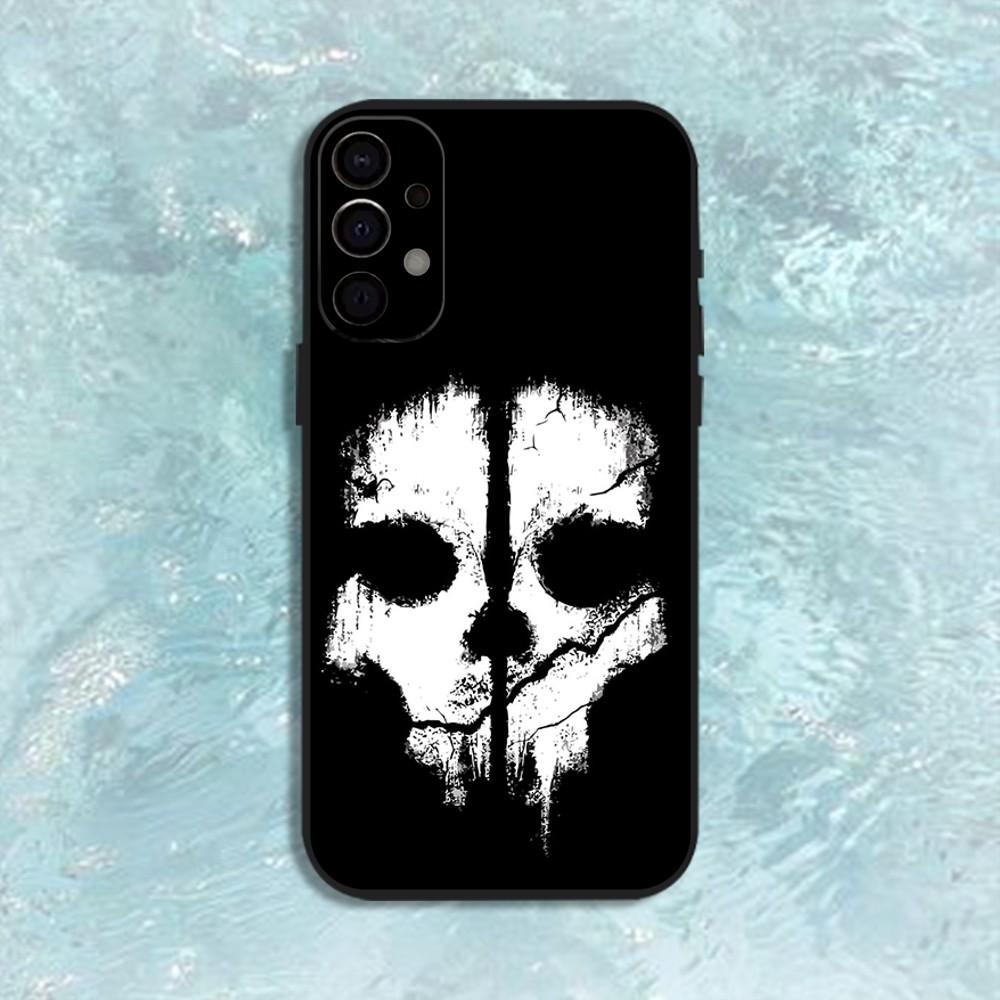 C-COD Call Of D-Duty Ghost Phone Case For Samsung S25,S24,S21,S22,S23,S30,Ultra,S20,Plus,Fe,Lite,Note,10,9,5G Black Cover