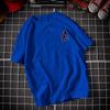 Pure Cotton Childrens Tshirt with Letter A Printed Pure Cotton Round Neck Parentchild Outfit Korean Version Tshirt