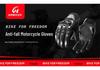 Breathable Touchscreen Motorcycle Gloves - Full-Finger Protection for All Seasons