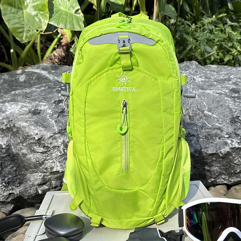 Schoolbag Outdoor Sports Mountaineering Bag Men's and Women's Large Capacity Lightweight Hiking Bag Fashion Trend Camping Riding Backpack