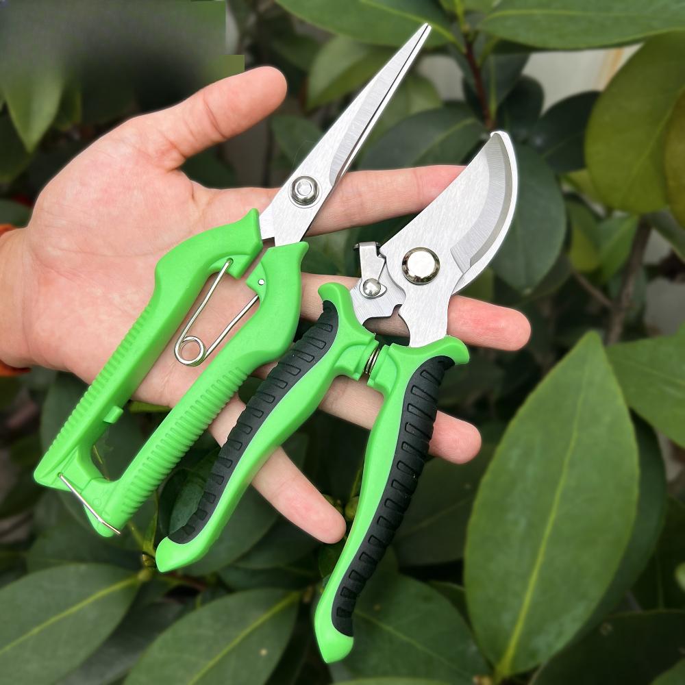 Gartenschere Set Professionelle Scharfe Bypass-Gartenschere Baumschneider Sekateure Handschere Für Garten Schnabelschere