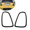 För BMW Mini Cooper R56 R57 R58 R59 2007-2013 2 st Bakljusskydd Dekor Svart/Silver 51132752243 51132752244 Ny