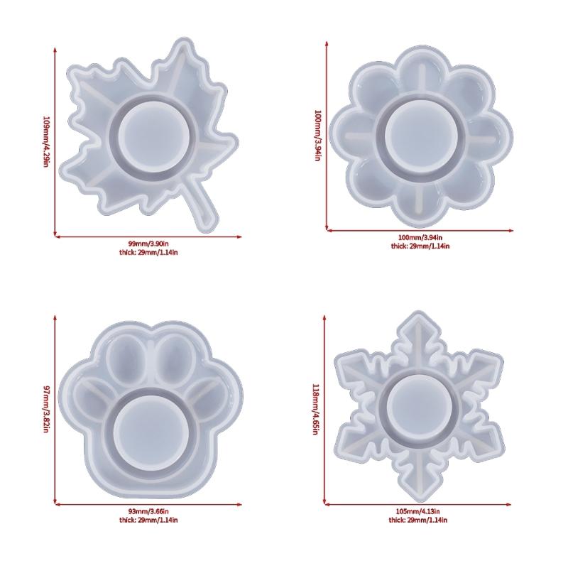 Silicone Resin Molds for Candle Holder Wall Decoration Mould DIY Crafts Unique Epoxy Resin Art Decoration Crafts Mould
