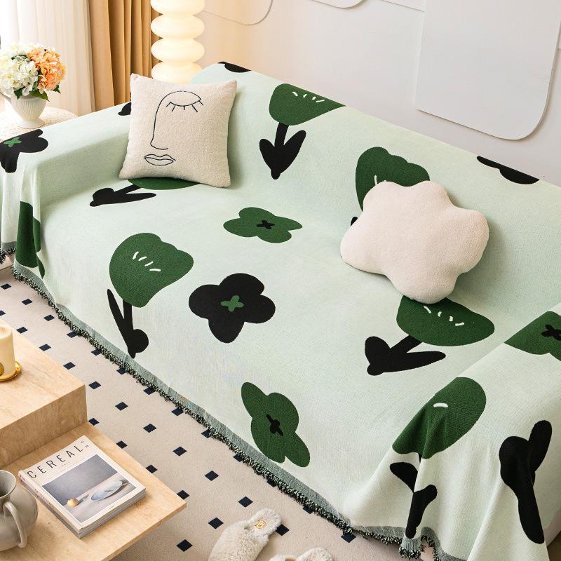 

Чехол для дивана с защитой от царапин, полотенце, стиль Ins, универсальный универсальный универсальный нескользящий чехол для дивана «все включено», универсальный пылезащитный чехол 180*130