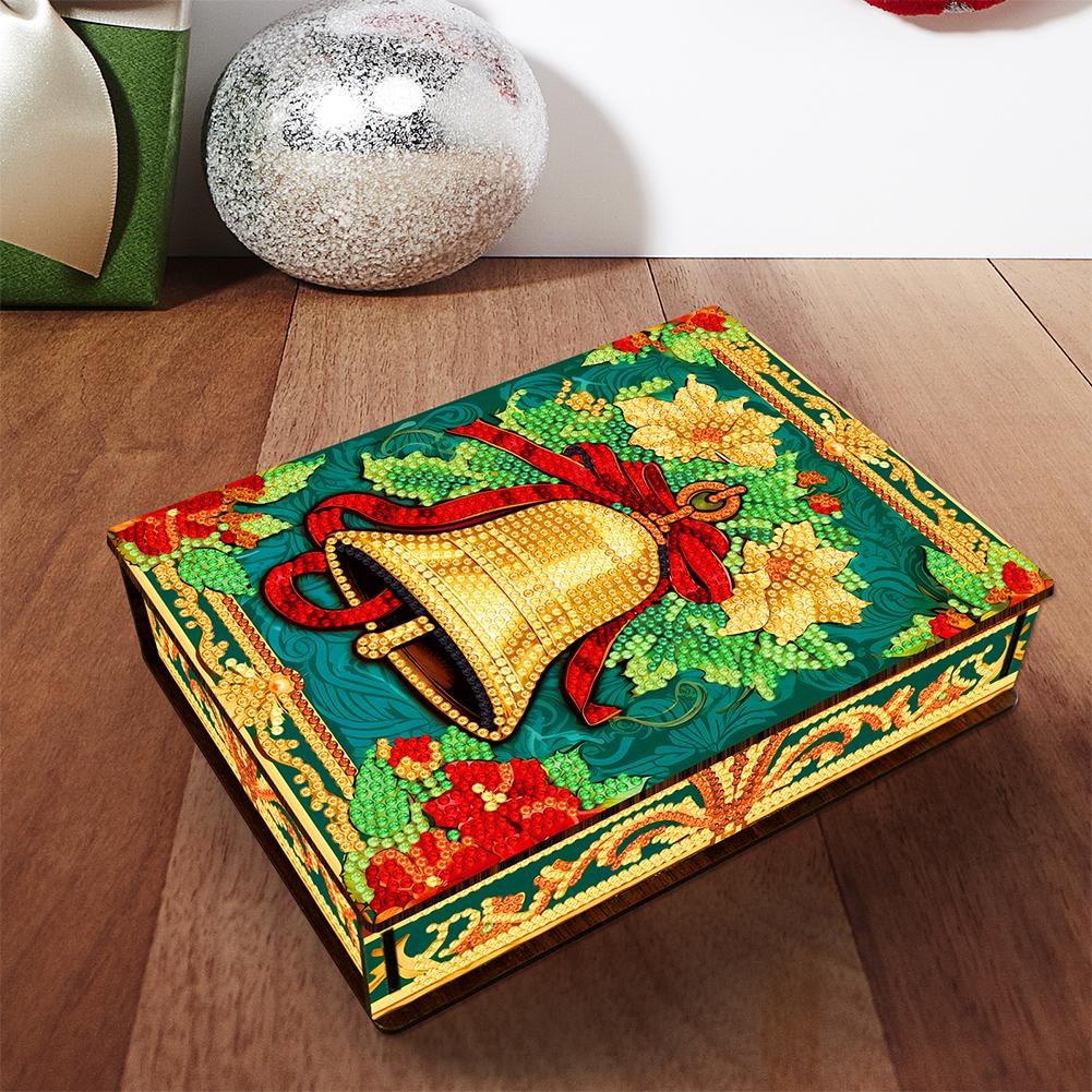 Classic Mandala Diamond Painting Jewelry Storage Case DIY Special Shaped Drill Wood Organizer Mosaic Art Kit Handmade Xmas Gifts